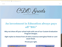 Tablet Screenshot of cdograds.com